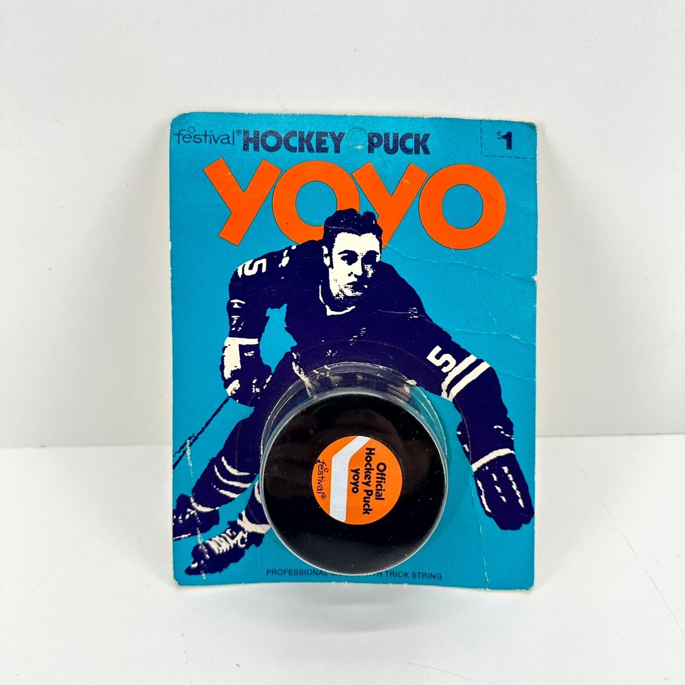 Vintage Festival Hockey Puck Yo-Yo Official Professional Model 1972 New NIP 70's